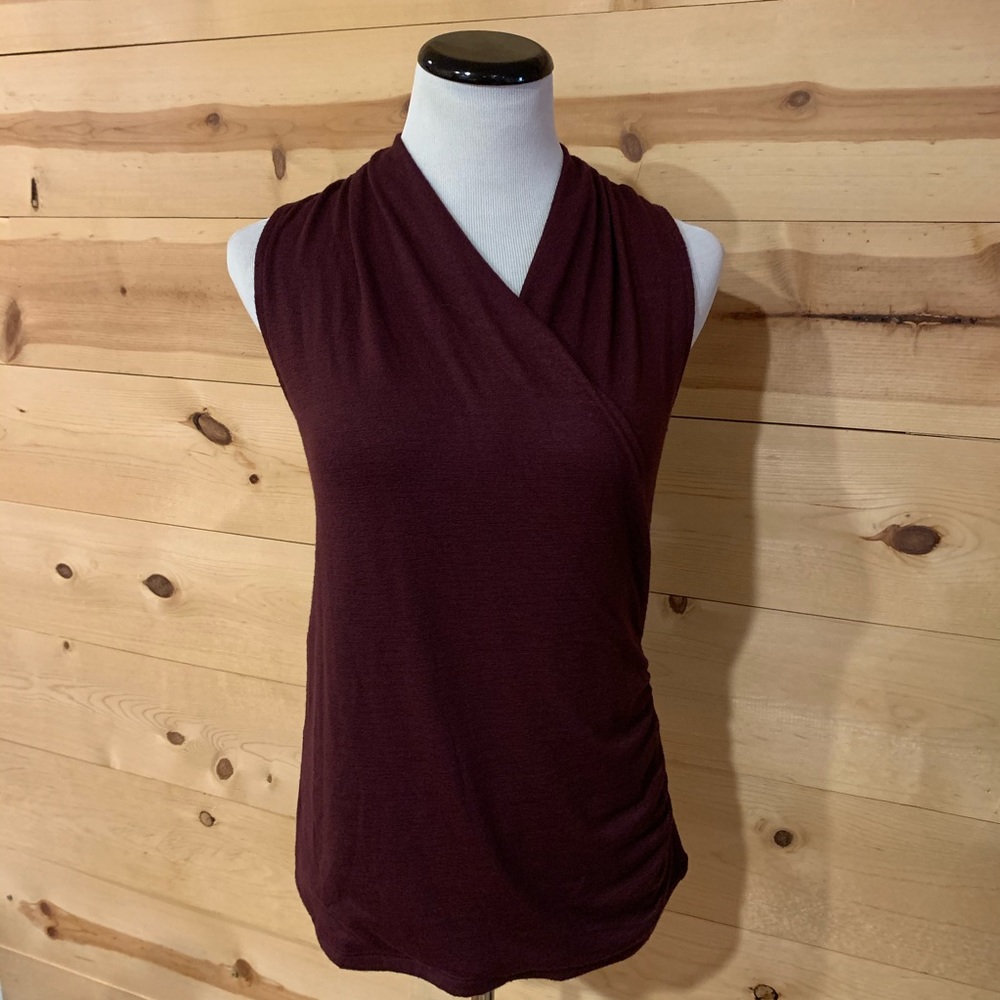 Benin Wrapped Front Knit Top